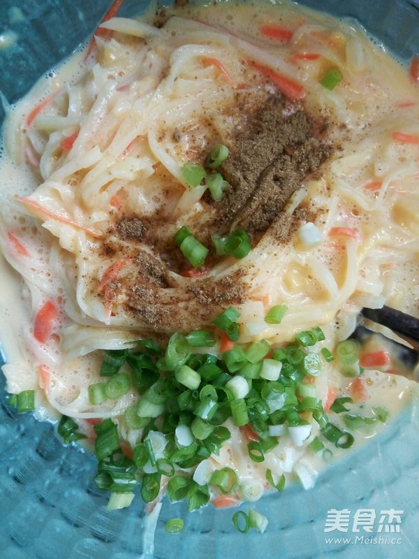 土豆胡萝卜鸡蛋饼