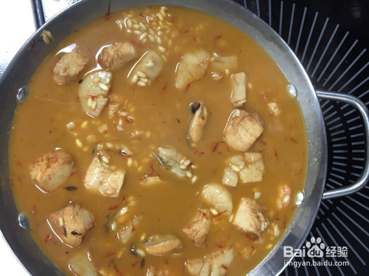 西班牙海鲜烩饭的做法