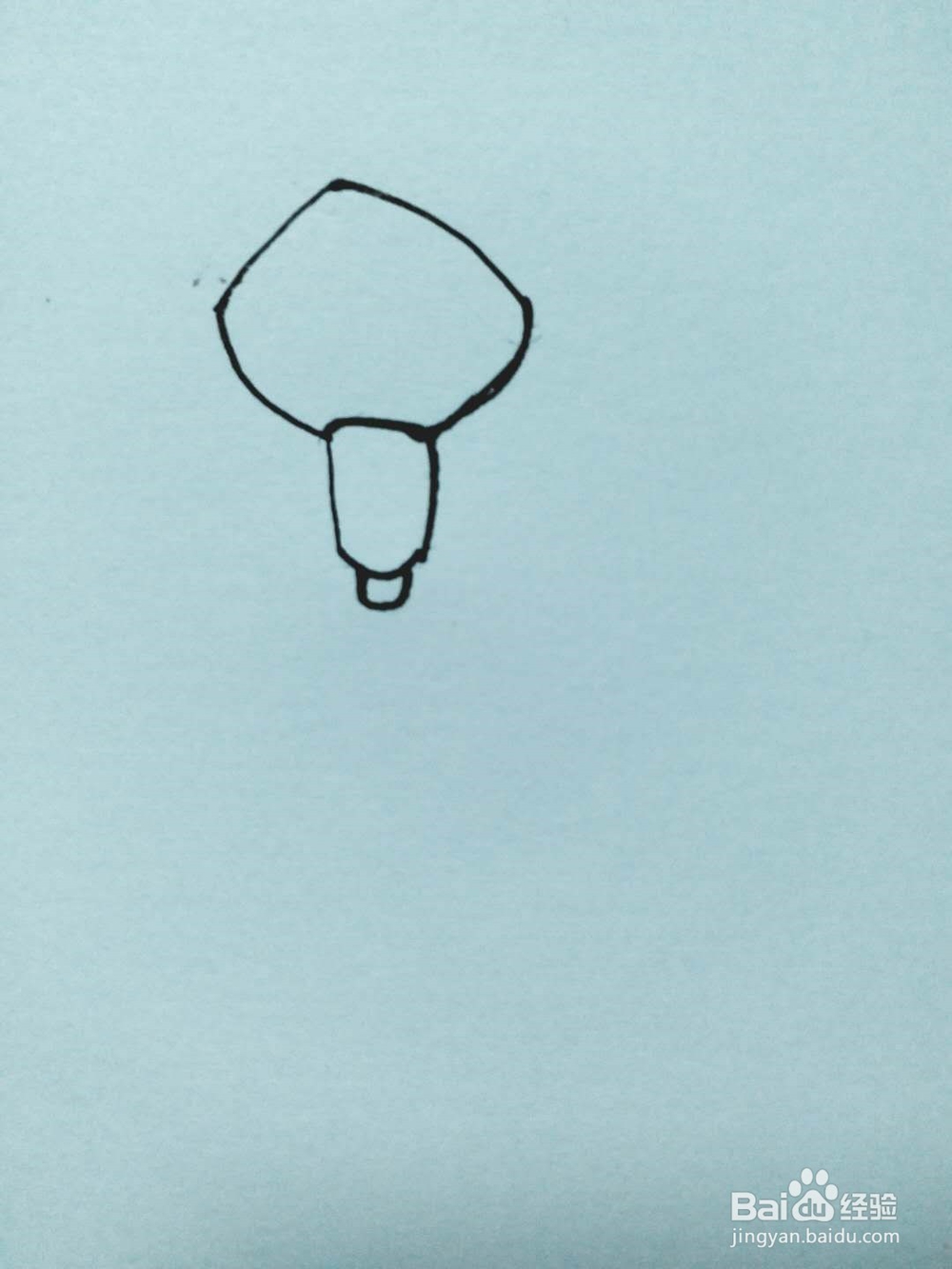 路灯的简笔画法