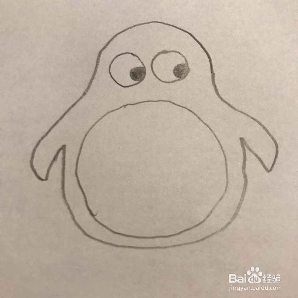 企鹅怎么画呢