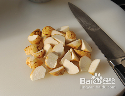 原汁原味的老火靓汤----青菜煲芋艿靓汤