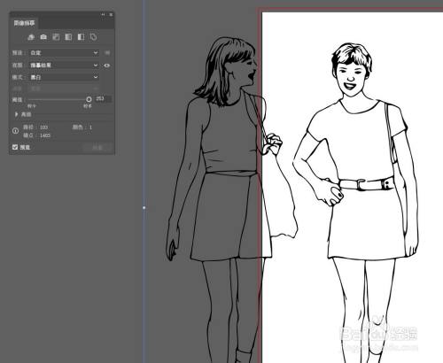 如何用ai把模糊的线稿变得清晰好看?