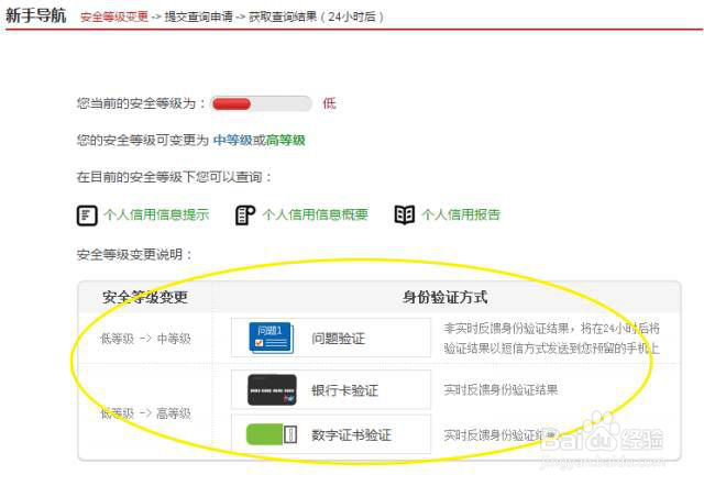快速查询个人征信