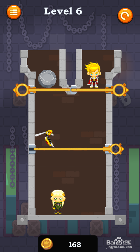 Pins Hero Rescue的Level 6如何通关?