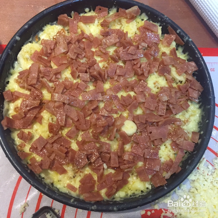 妈妈教你做香蕉手抓饼胚