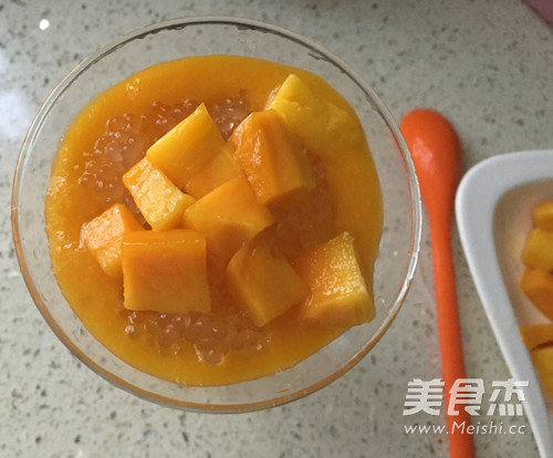 芒果西米露的做法