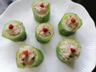 黄瓜酿肉的做法,美味又可口