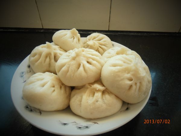 豆角猪肉馅包子