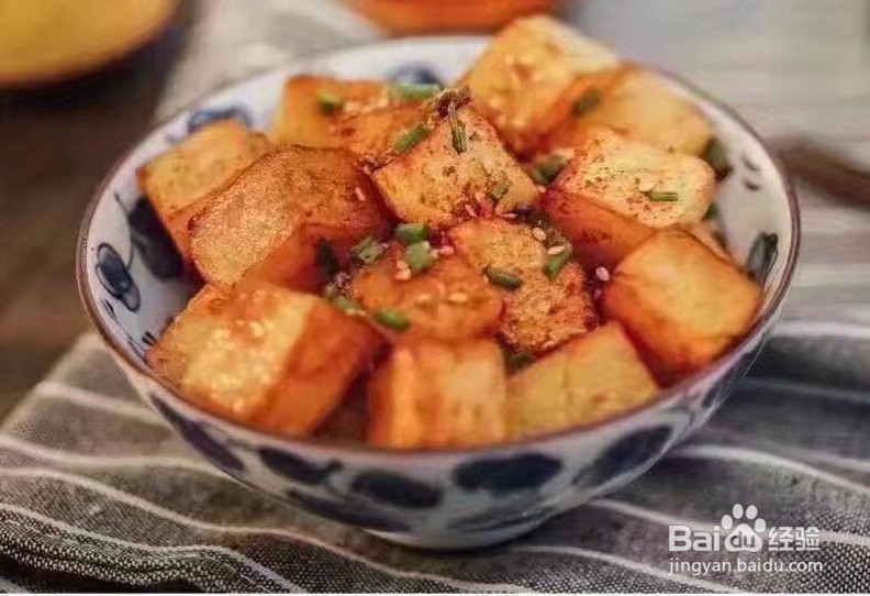 风味美食炸土豆