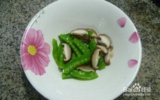 荷兰豆拌小素鸡