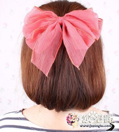 2013长发变短发的diy盘发教程