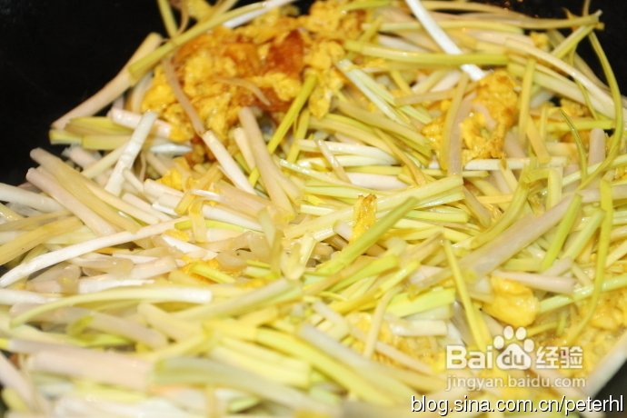 家常菜之韭黄炒鸡蛋