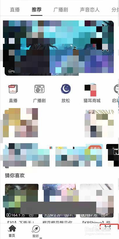 猫耳fm怎么切换版本?