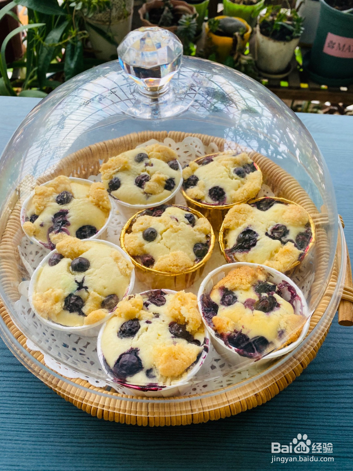 蓝莓爆浆玛芬蛋糕的做法