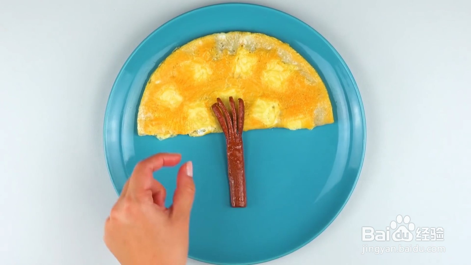 如何制作欧姆蛋树