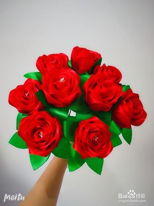 手工玫瑰花制作教程