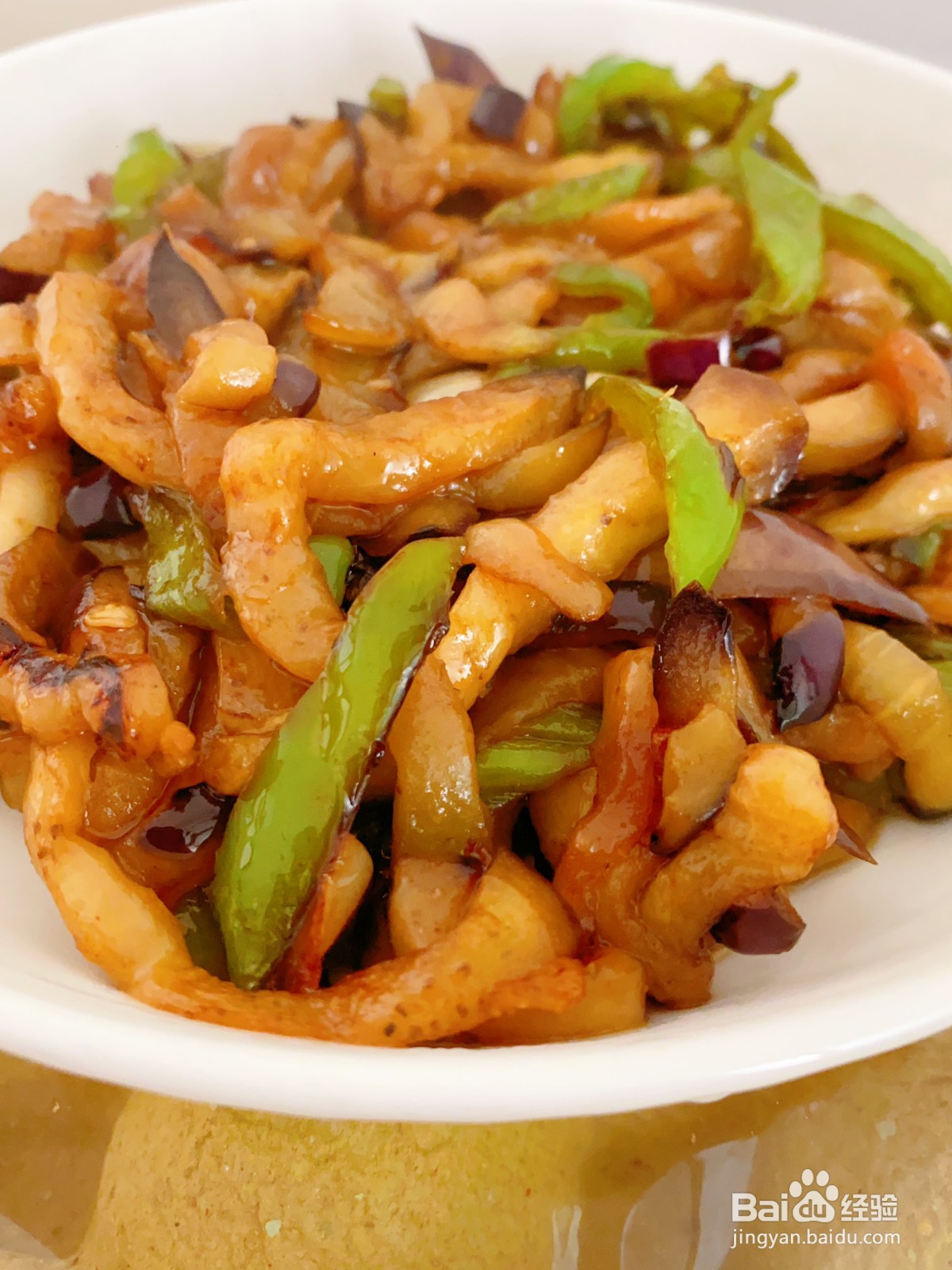 青椒炒茄子的做法