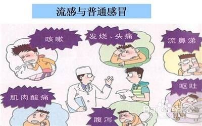 冬天的时候流感和普通感冒应如何分辨？