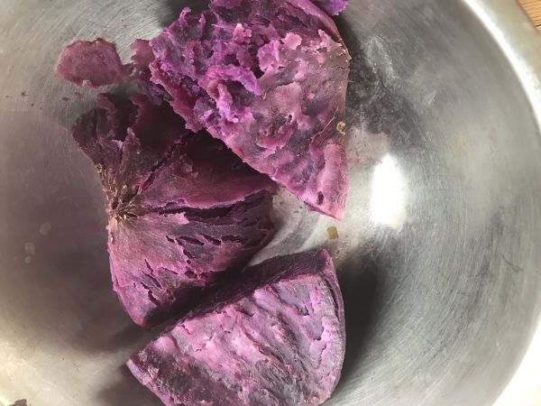 奶香紫薯芋泥馅,快手又超好吃