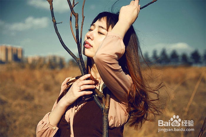 用ps为美女加上温暖的阳光色