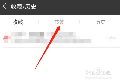 私密浏览器查看书签方法