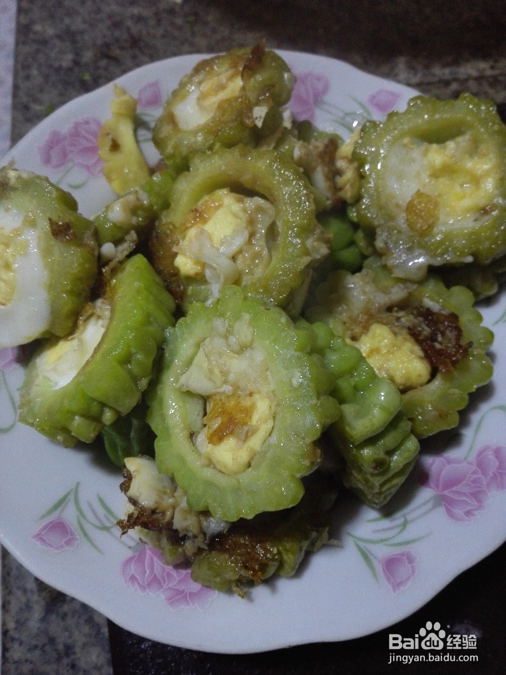 怎样制作苦瓜煎蛋?