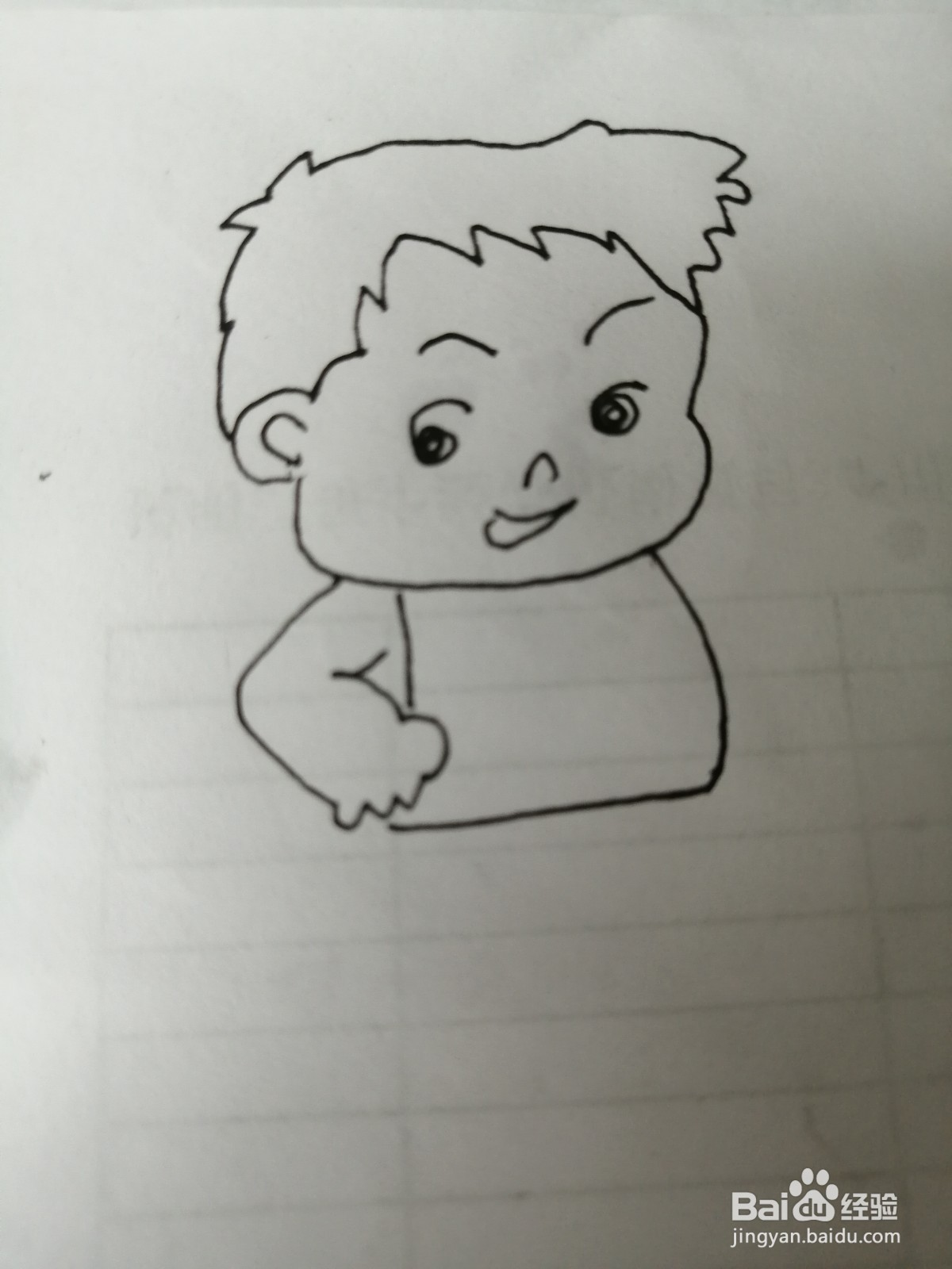 踢足球的小孩怎么画