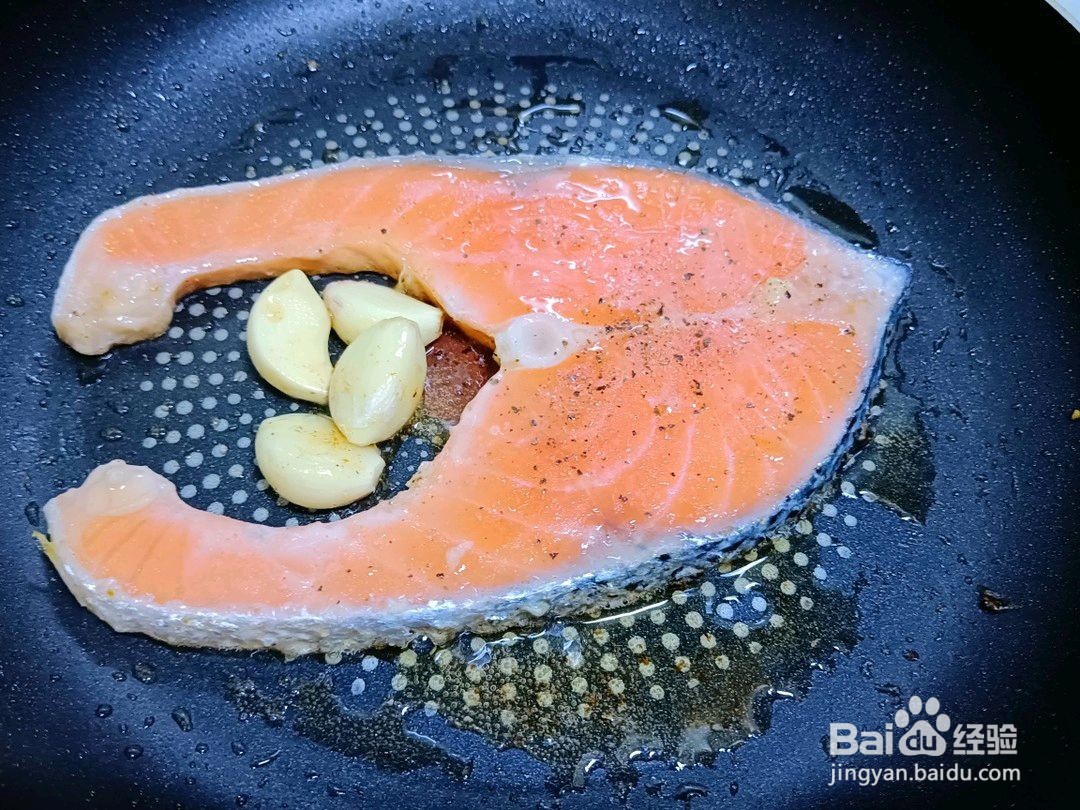 柠檬香煎三文鱼的做法