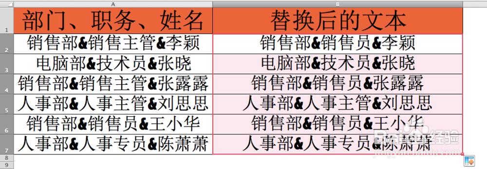 Excel函数详解：[120]REPLACEB函数用法