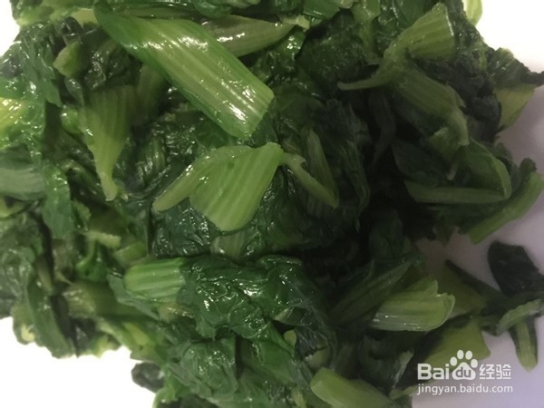 冻蟹小白菜家常版