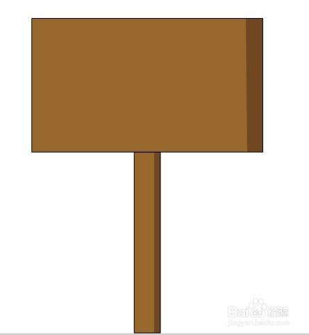 flash绘制告示牌的方法