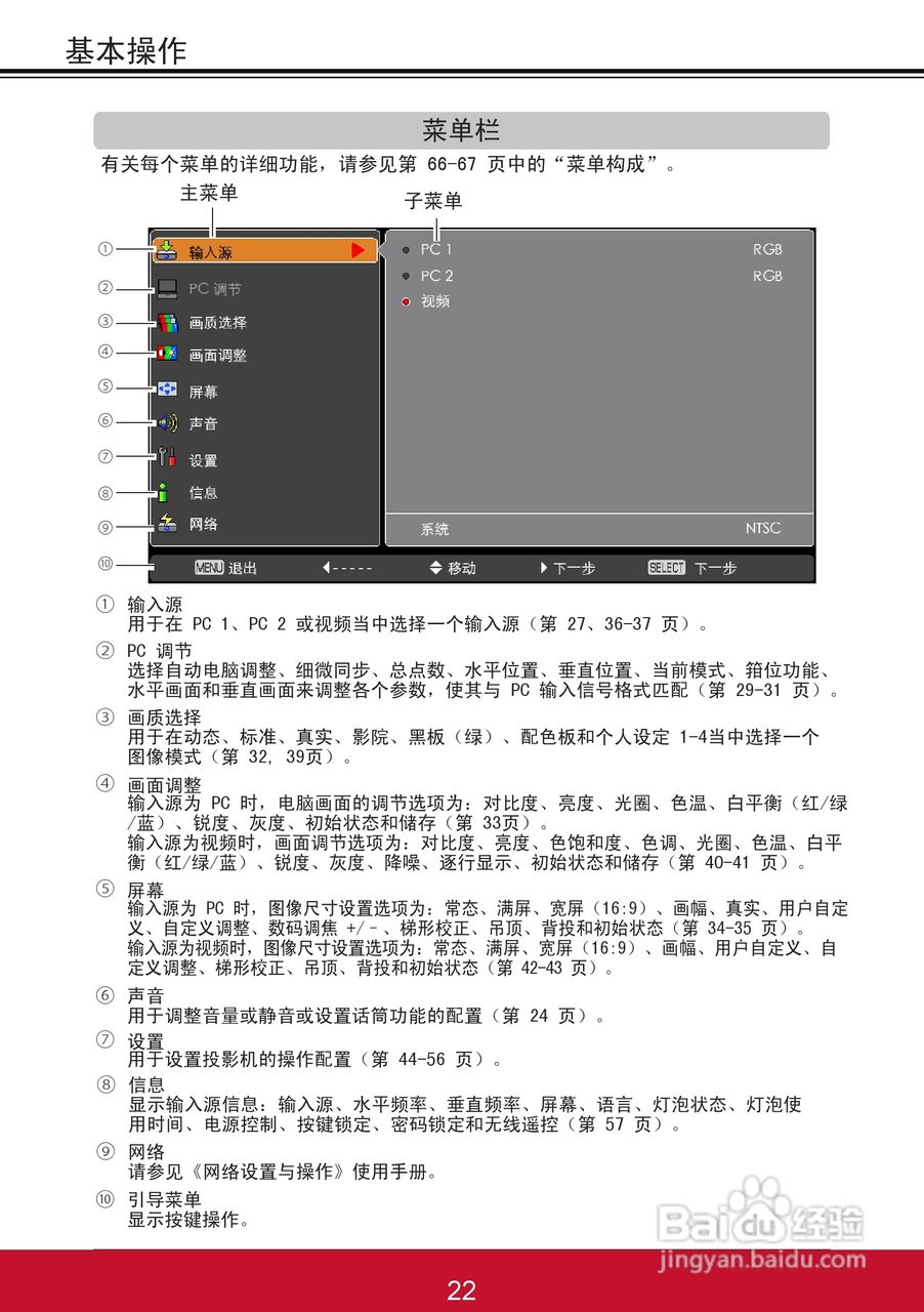 优派PJL6243投影机使用说明书:[3]