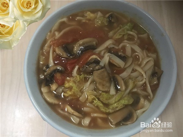 如何做面条营养又好吃——番茄鲜菇面