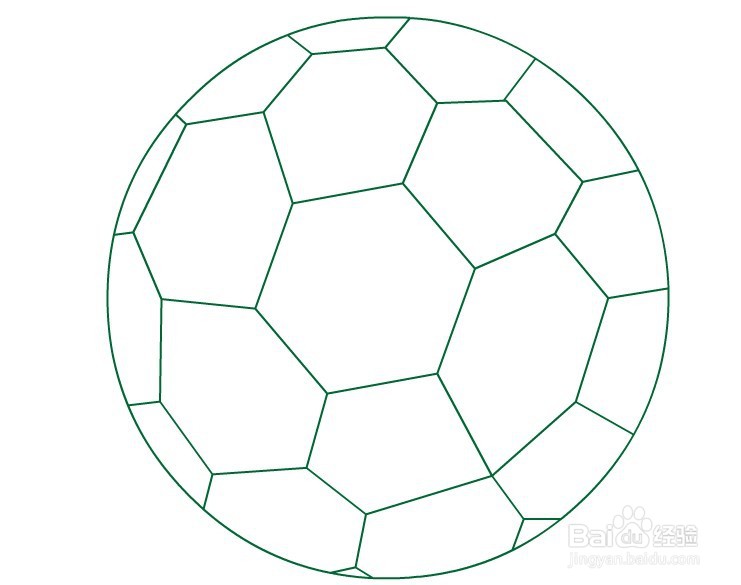 flash如何绘制一个足球