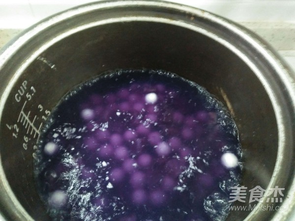 紫薯小汤圆的做法