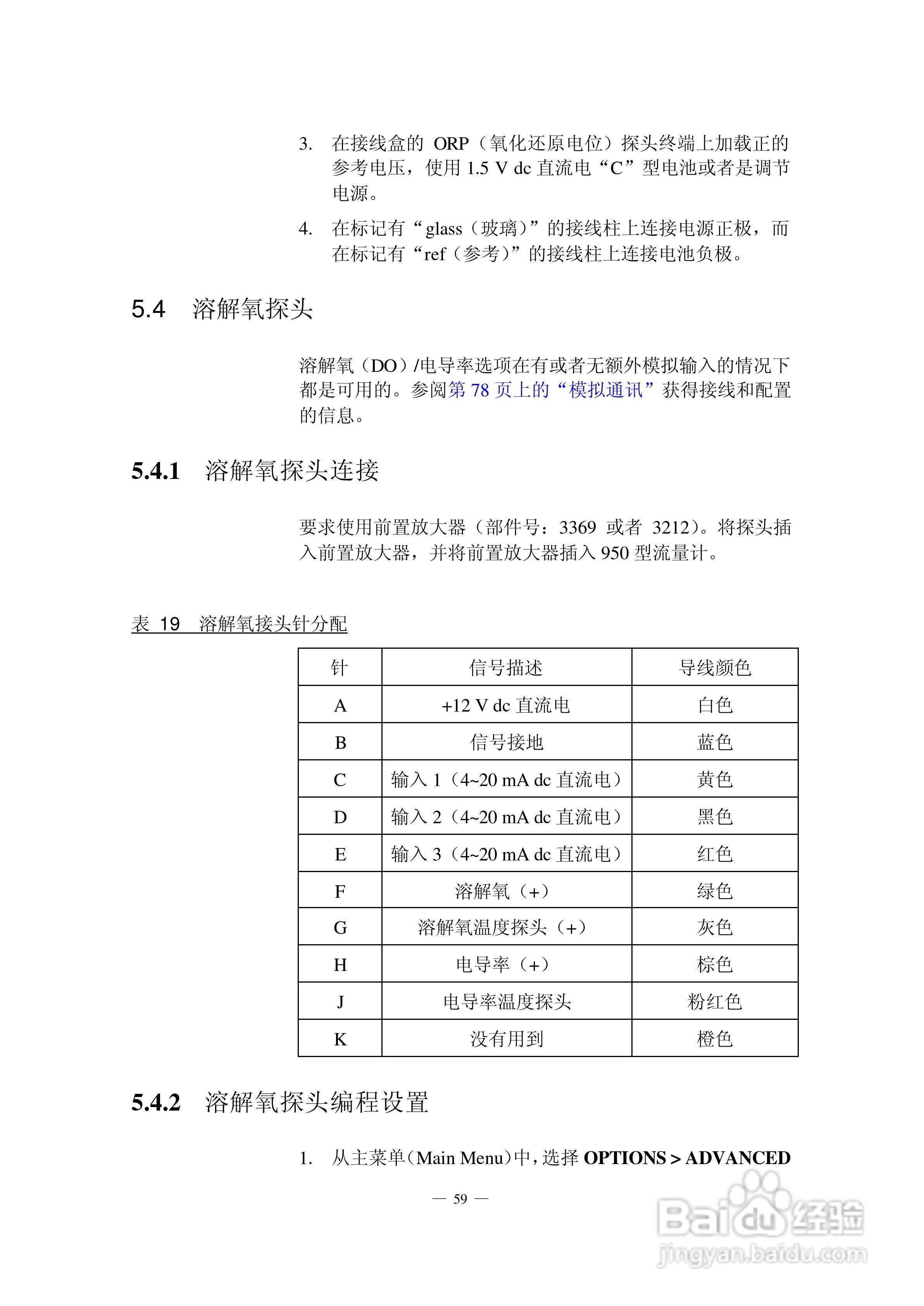 HACH 950 型流量计使用说明书:[7]