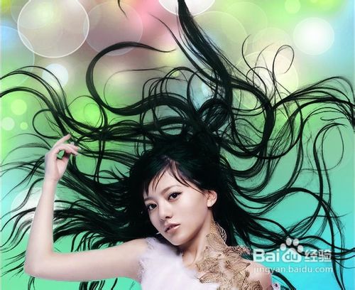 PS抠出单色背景头发丝人物