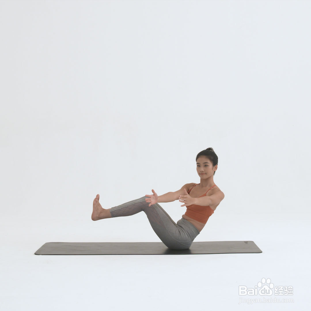 半船式动态扭转_瑜伽 · 腰腹塑形进阶