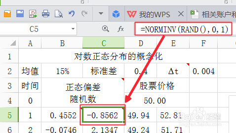 EXCEL制作模拟股票走势