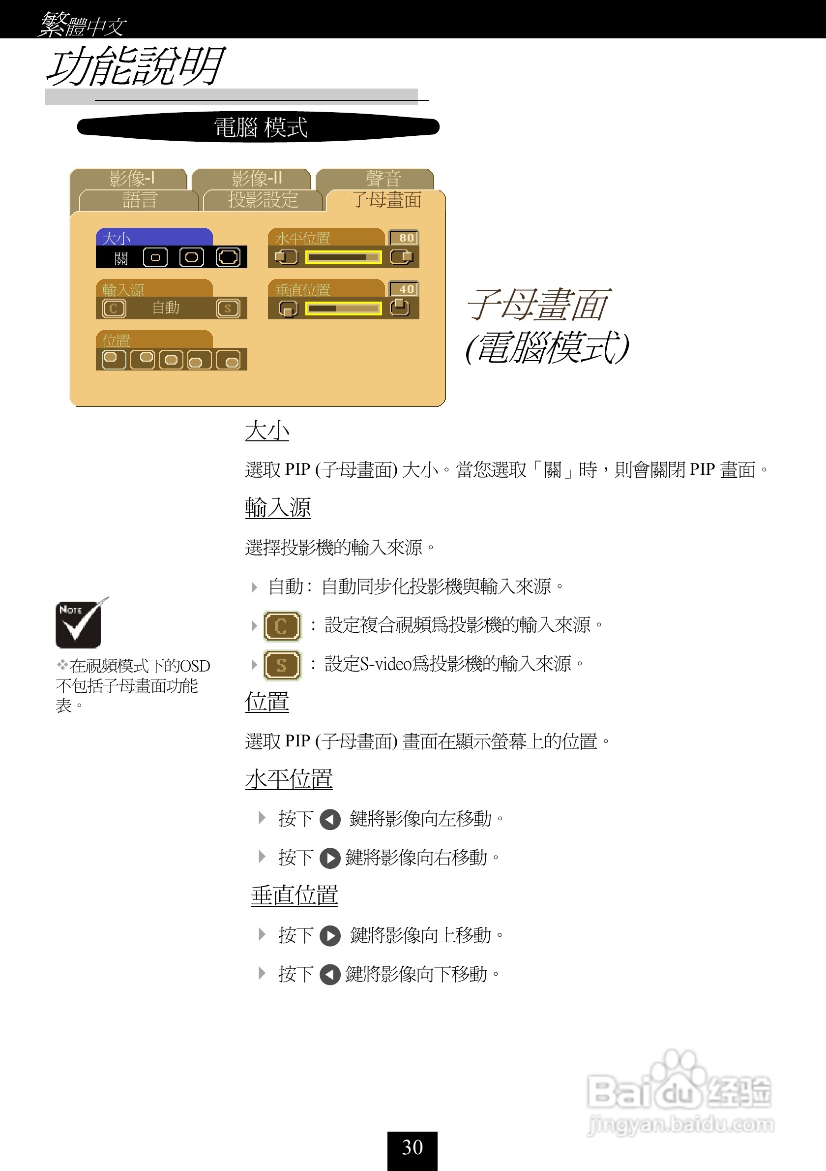 奥图码 EP757投影机说明书:[3]