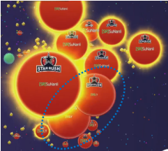 球球大作战如何才能学会踩球?