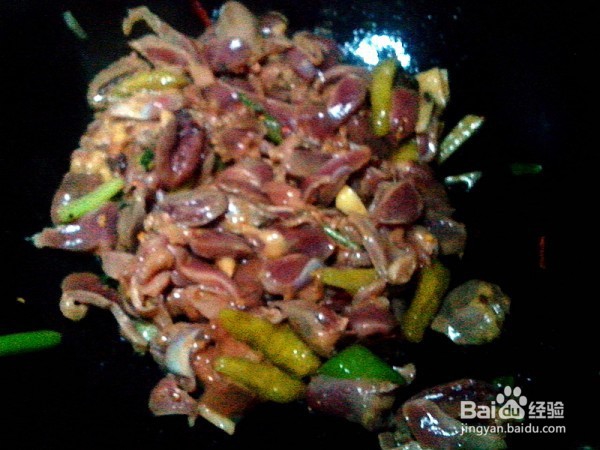 如何制作爆炒鸡杂