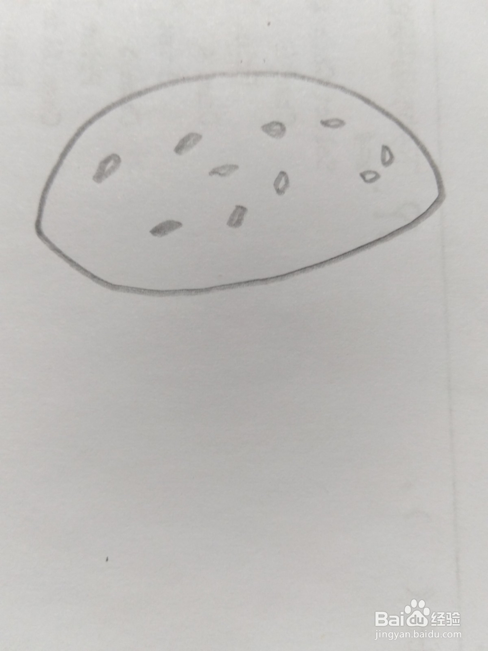 简笔画面包画法3