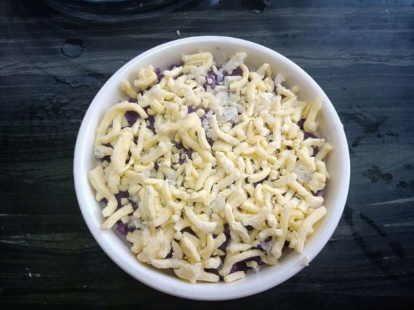 香甜美味，芝士焗紫薯