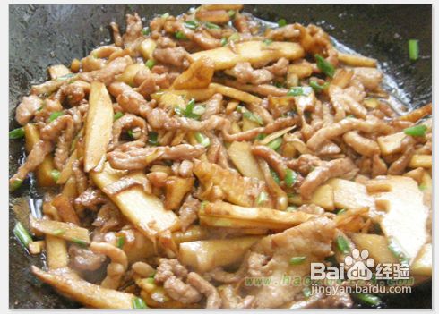 春笋炒肉丝的做法