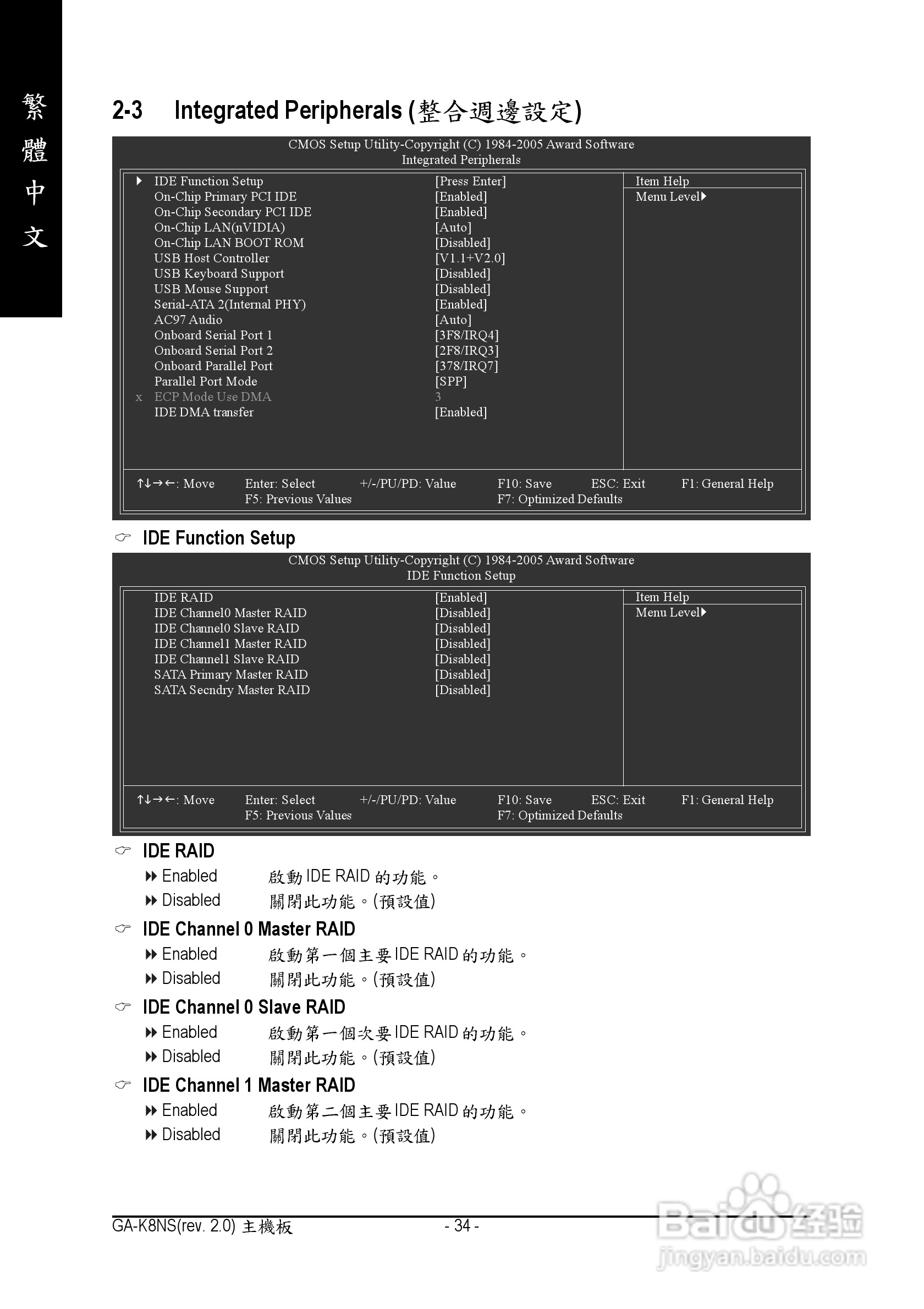 技嘉 GA-K8NS主板使用手册说明书(中文版):[4]