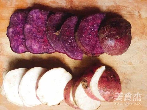 双色地瓜干的做法