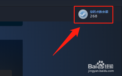 怎么查看自己的steam点数