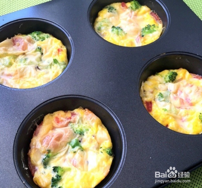 蔬菜鸡蛋杯的做法