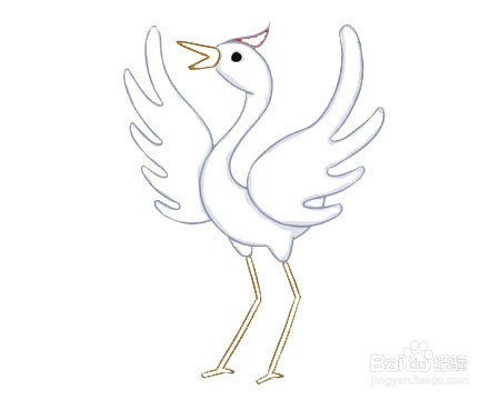 飞鹤的简笔画